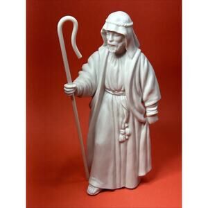 Avon Nativity The Shepherd Porcelain 1981 Vintage Christmas 6.5” Replacement